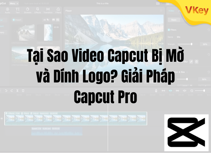 Tại Sao Video Capcut Bị Mờ và Dính Logo Giải Pháp Capcut Pro